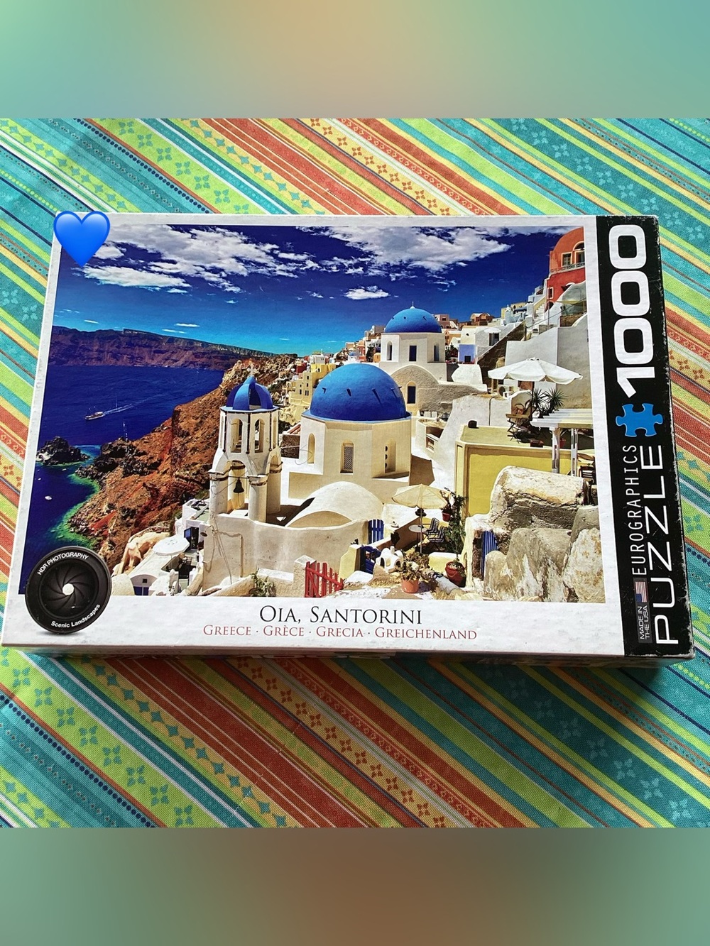 Eurographics Puzzle. - Oia, Santorini, Greece - 1000 pieces